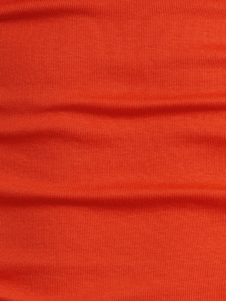 KAYIK YAKA UZUN KOLLU TOP-KIRMIZI