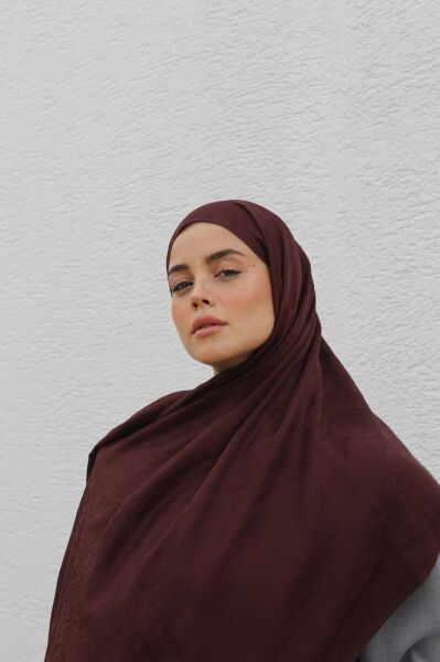ETNİK DESEN ŞAL - BORDO