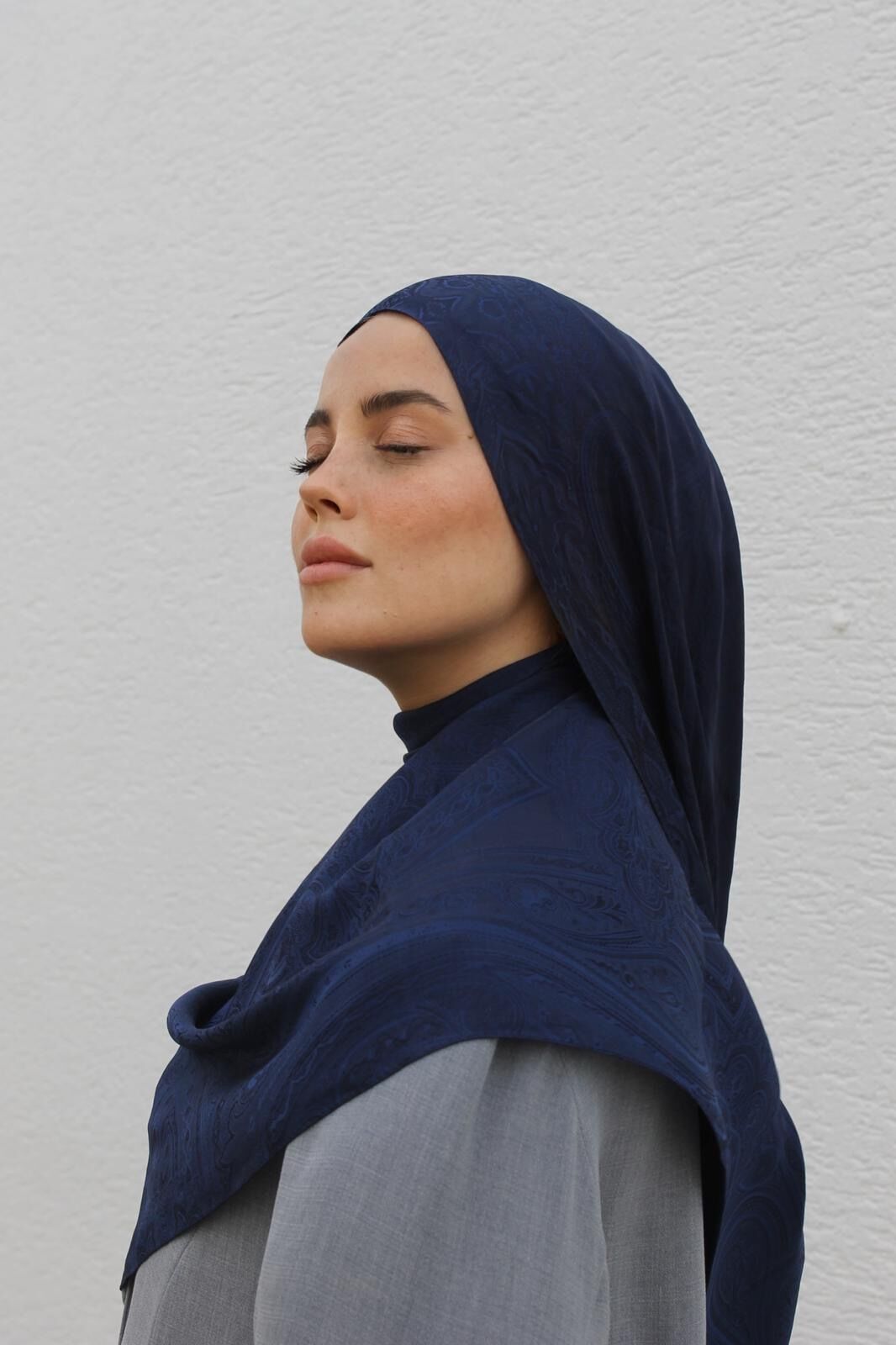 ETNİK DESEN  ŞAL LACİVERT