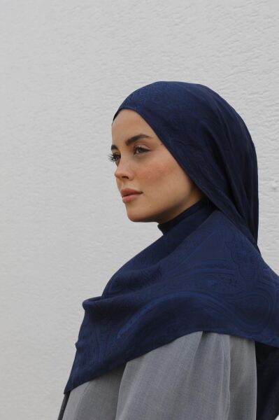 ETNİK DESEN  ŞAL LACİVERT
