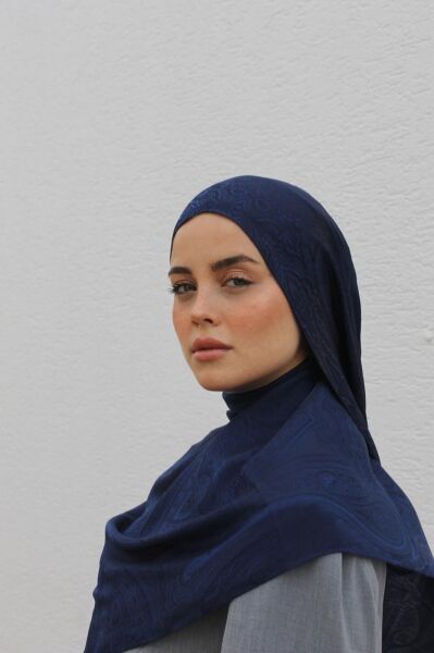 ETNİK DESEN  ŞAL LACİVERT