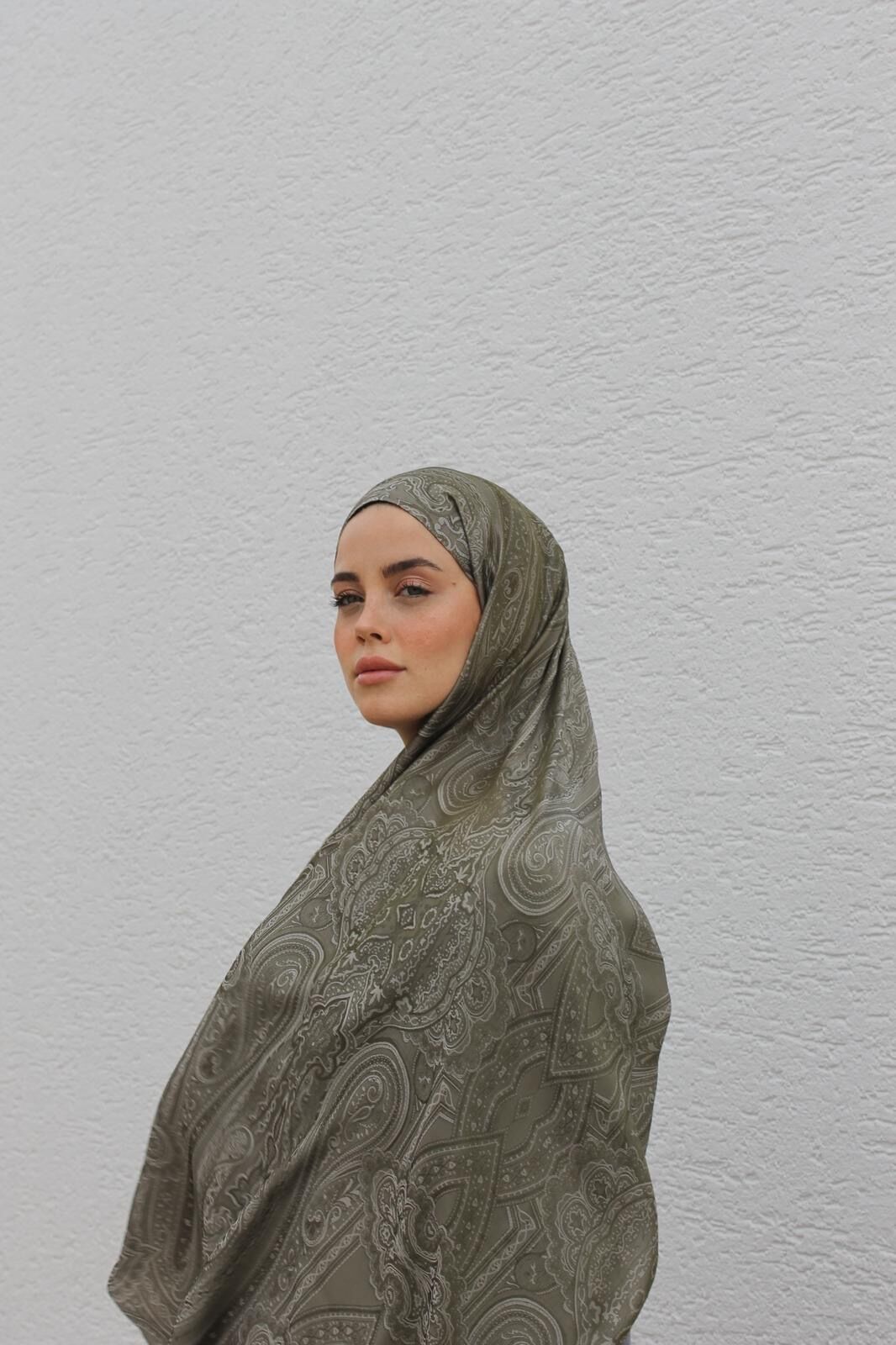 ETNİK DESEN  ŞAL -YEŞİL