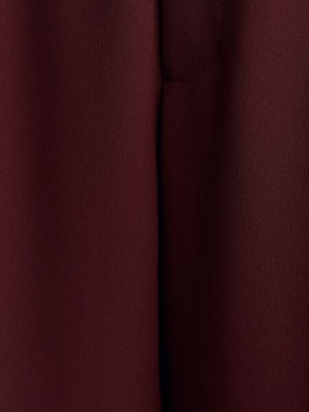 Yüksek Bel Pantolon-Bordo