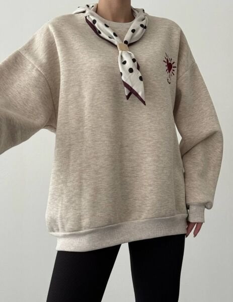 FULARLI SWEAT BEJ